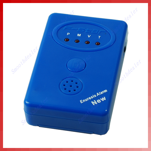 A25 Blue Adult Baby Bedwetting Enuresis Urine Bed Wetting Alarm Sensor With ClampFree Shipping wholesale retail