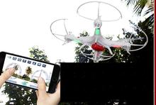 HuanQi 898B 2.4G 4CH 6-Axis R/C Quadcopter R/C Drone With wifi FPV HD camera smartphone gravity induction control free shipping