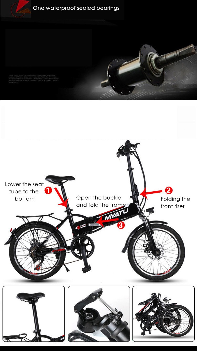 New X-front model Aluminum body 20 inch electrical bike 6 pace folding mini ebike 250W lithium battery electrical bicycle HTB1FH7VNVXXXXafaFXXq6xXFXXXb - New X-front model Aluminum body 20 inch electrical bike 6 pace folding mini ebike 250W lithium battery electrical bicycle