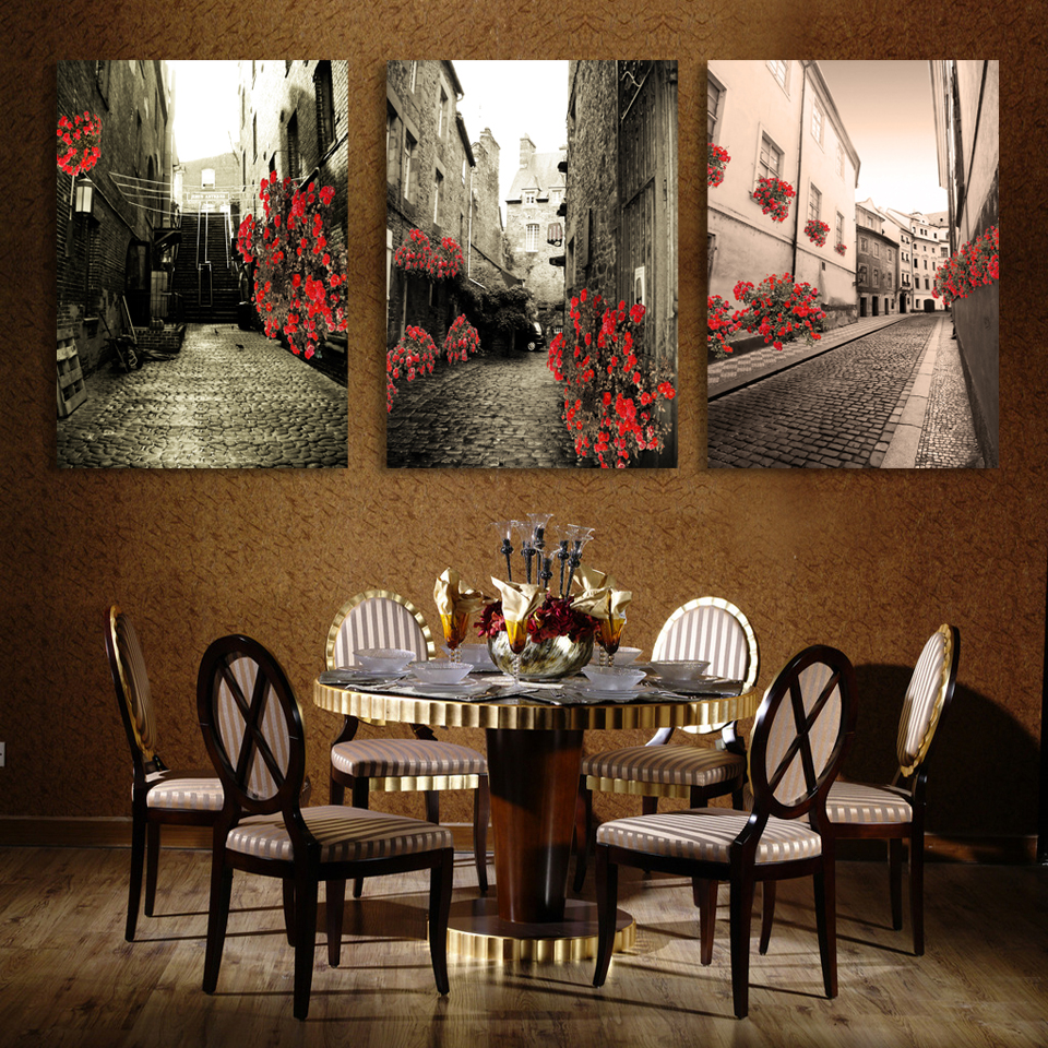 Online kopen wholesale rode roos canvas uit china rode roos canvas ...