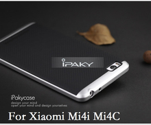 For Xiaomi Mi4i Mi4C Case Original IPAKY Neo Hybrid PC Frame & Silicone Back Cover For Xiaomi Mi 4C M4i Capa Fundas 2 in 1 Shell