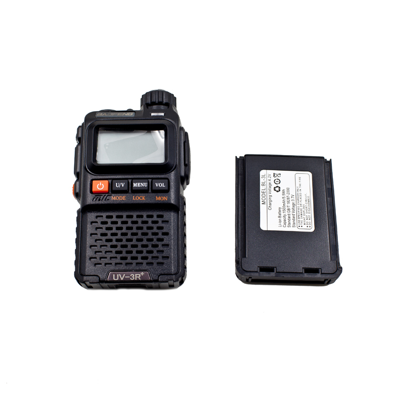  Porket   BAOFENG UV-3R +  dual- -  VHF136-174MHz  UHF400-470MHz