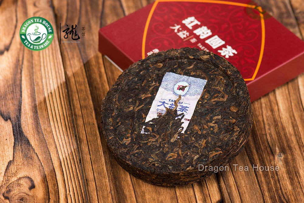 Hong Yun Round Cake Menghai Dayi Pu-erh Tea 2013 100g Ripe