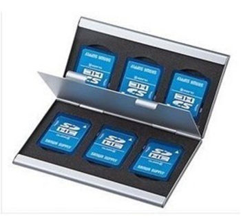 Флэш-памяти SD TF карта протектор коробка для хранения чехол обложка держатель алюминиевого сплава защитный чехол