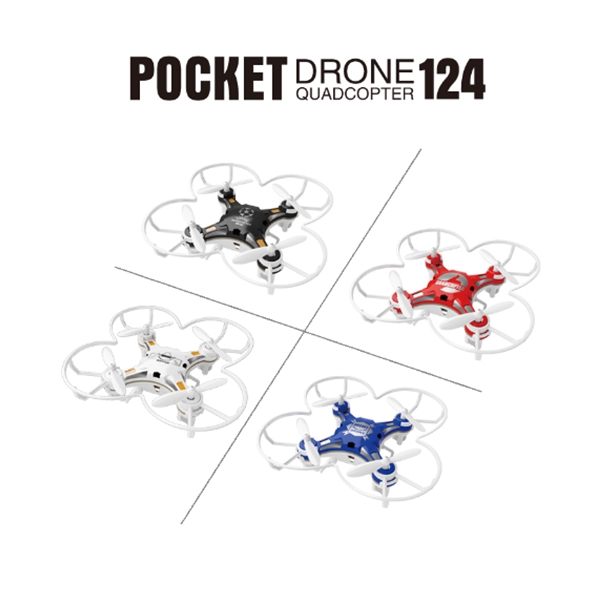 New Hot Sale FQ777 124 Pocket Drone 4CH 6Axis Gyro Quadcopter With Switchable Controller RTF Remote