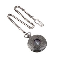 2015 Hot Fashion Steampunk Retro Vintage Chain Quartz Pocket Watch Roman Pattern