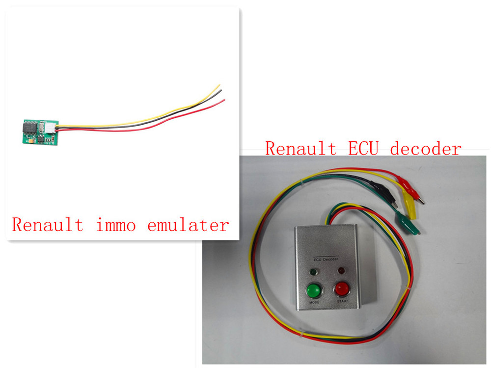 Free Shipping New Renault ECU Decoder Renault Immo Emulater one parcel toghter