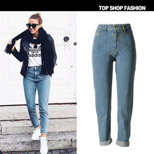 Jeans Woman Ms. Plus Size Jeans Autumn And Winter Fashion Popular New Models In Europe America Loose Waist Straight Trousers
