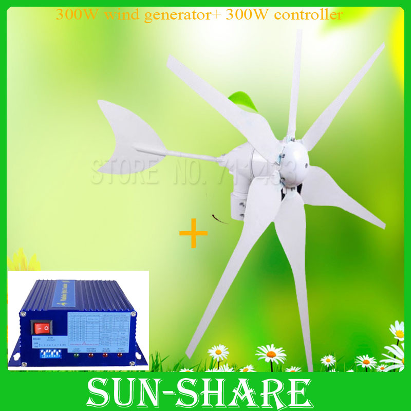 Free Shipping ! HOT SALES 6blades windmill generator