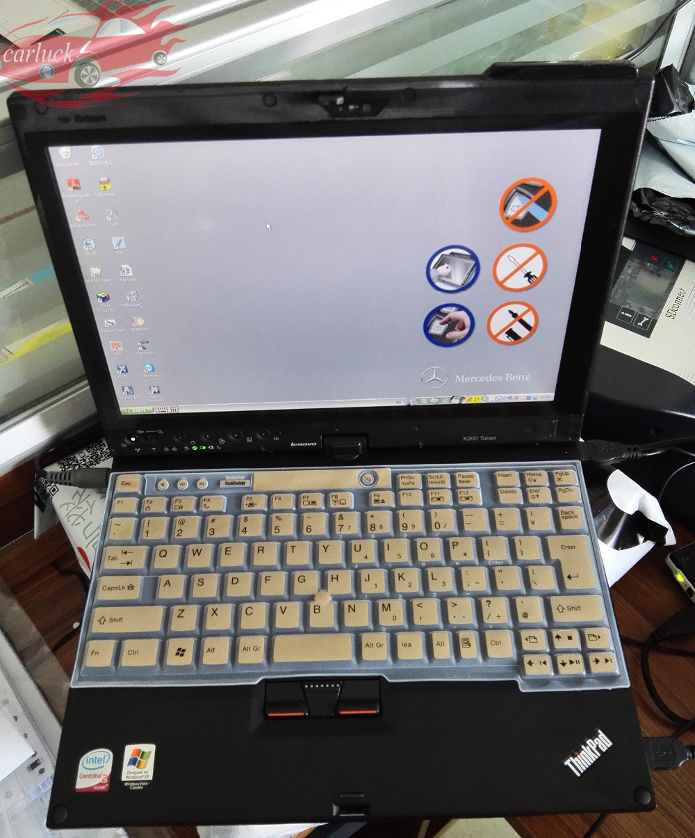 lenovo x200t laptop for mb star c4 for benz