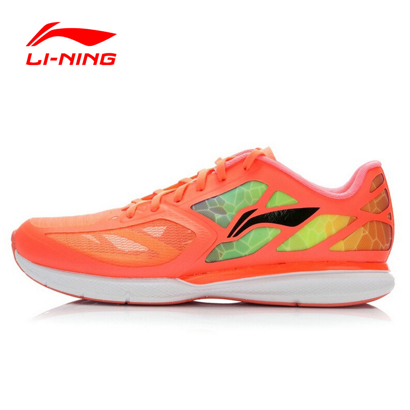 LI-NING Running Shoes Women Outdoor Fabric Vamp Breathable Lace Up Cushioning DMX Light Sport Shoes LINING ARBJ016 XYP049