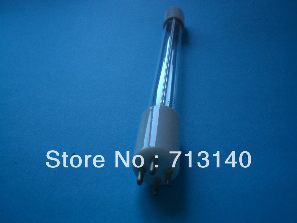 PUVLF215 15W 8.75 INCH 4 PIN BASE UVC GERMICIDAL LAMP WATTS:15 BASE:G10Q-4 4-PIN BASE. IN A SQUARE