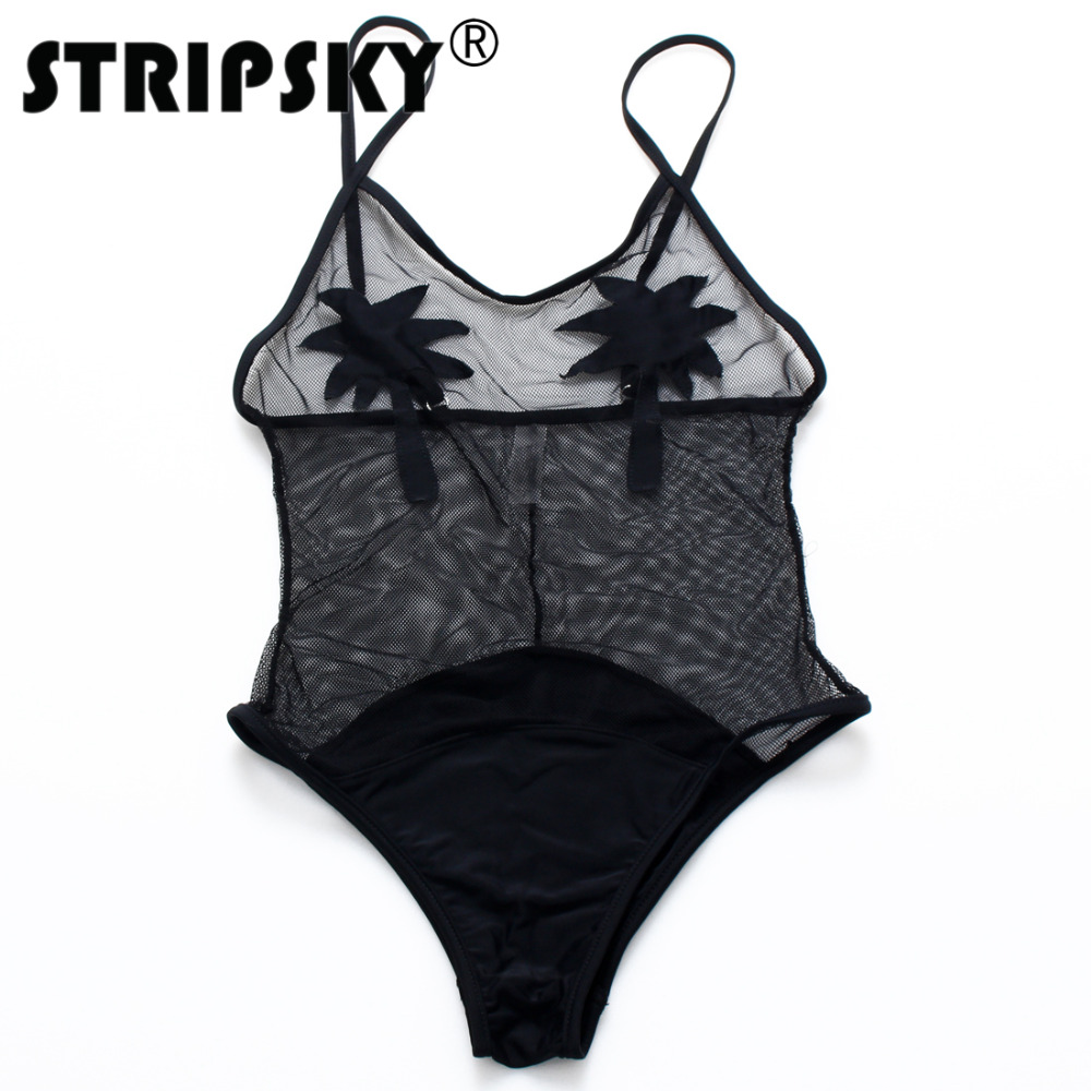 Stripsky 2016 Mesh Bikinis One Piece Brazilian Swimwear Sexy Vintage Bikini Brazilian Halter Monokini Ship From Estonia Stripsky 2016 Mesh Bikinis One Piece Brazilian Swimwear Sexy Vintage Bikini Brazilian Halter Monokini Ship From Estonia