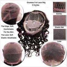 Top 7A Grade Best Full density Virgin BrazilianThick Human Hair Wig Full Lace Wig Cheap Human