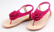 Girls Sandals Shoes For Girls Flip Flops Summer Children Shoes Girls Floral Princess Sandalia Infantil Shoes