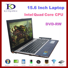 Windows 10 15.6 inch laptop computer Celeron J1900  quad core up to 2.42Ghz,4GB RAM,500G HDD,DVD-RW,1080P HDMI,Bluetooth