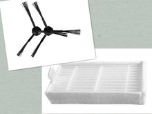 30 шт./лот боковая щетка X 20 шт. ( 10 пара ) + нера-фильтр X10 шт для Ecovacs Dibea X500 X580 X600 зеркало CR120 и т . д ., замена