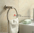 Free Shipping Wholesale And Retail High end Bathroom Stainless Steel Brushed Nickle Towel Ring Towel Shelf
