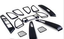 New Car Carbon fiber interior Abs Chrome decoration 13pcs for Hyundai ix35 2010 2011 2012
