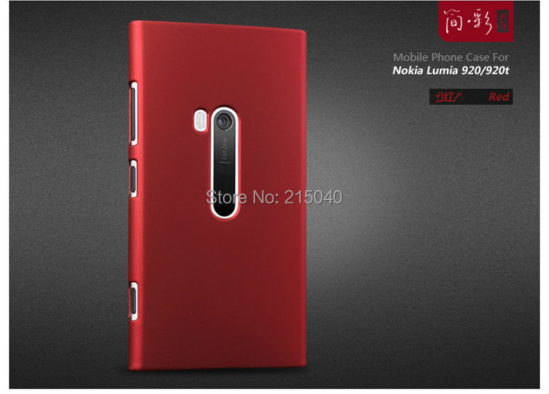 High Quality Multicolor Frosted Protective Cover Rubber Matte Hard Back Case for Nokia Lumia 920, NOK-002 (9)