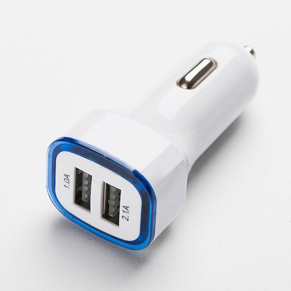two usb car charger