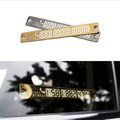 2016 New Temporary Car Parking Card Telephone Number Card Notification Night Light Sucker Plate Car Styling