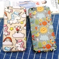 Cute Bird Sun Flower Unicorn Painted Phone Case Cover For iPhone 7 7Plus 5 SE 6
