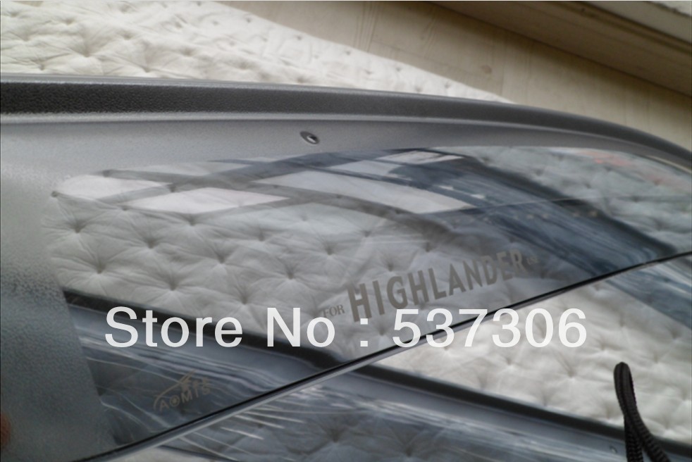 window rain guards for toyota highlander #7