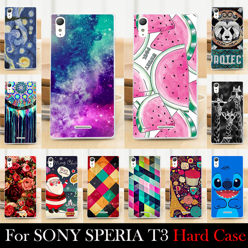 FOR SONY Ericsson Xperia T3 D5103 D5106 Case Hard Plastic Cellphone Mask Case Protective Cover Housing
