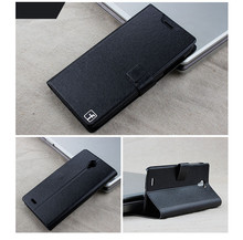 Lenovo A859 case New Ultra thin silk Leather Case Cover For Lenovo A859 Flip Cover Mobile