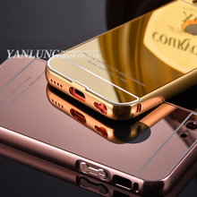 Чехол для iphone 5C высокое качество металла алюминиевая рама + акриловое зеркало задняя крышка полный защитные сумки коке для Apple , iphone 5C