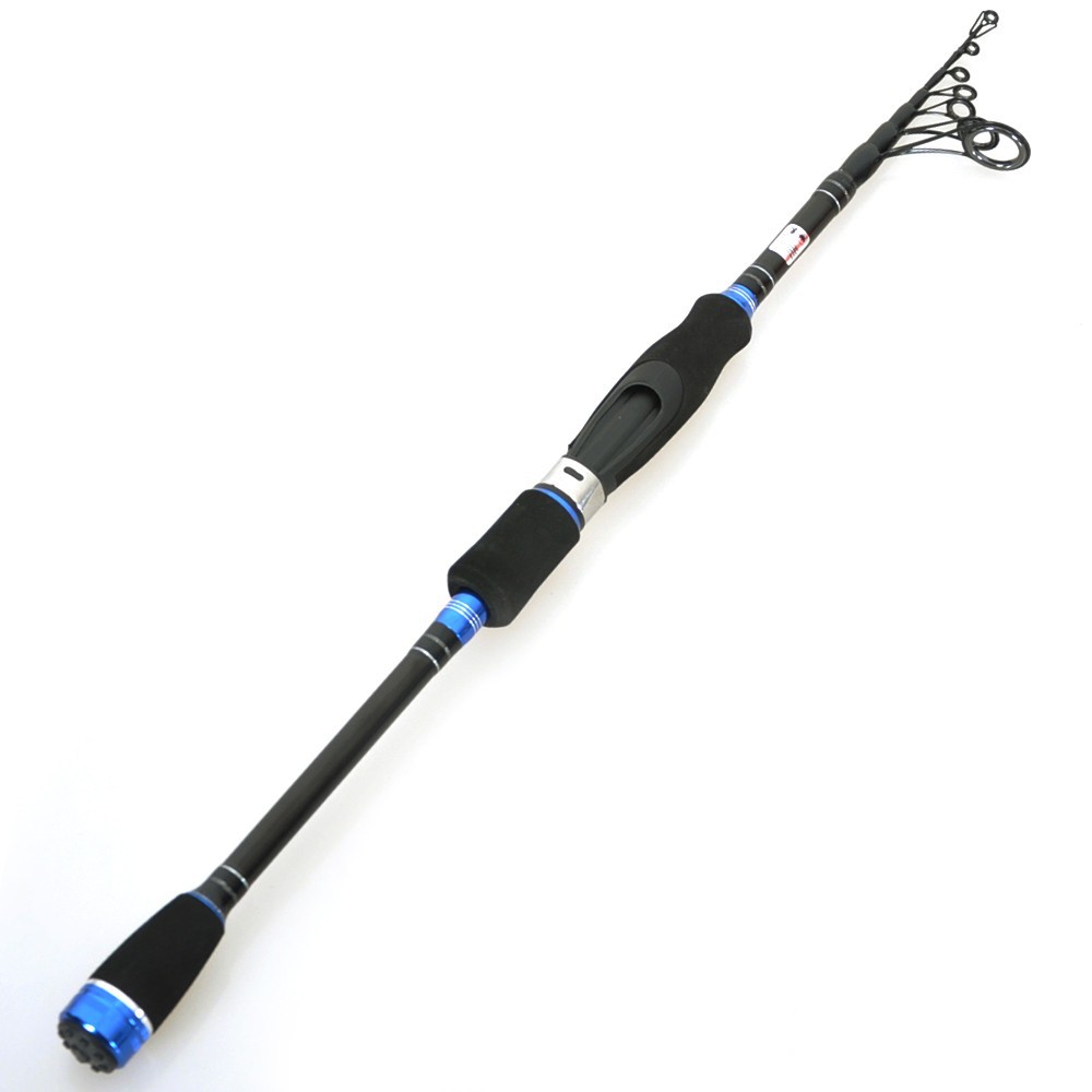 Free Shipping Luremaster 1.8m-2.7m Carbon Lure Fishing Rod Spinning Rod Carp Fishing Tackle Vara De Pesca Telescopic Fishing Rod