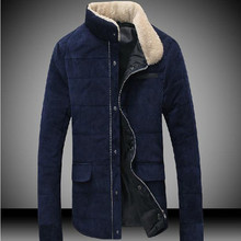 2014 winter coat jacket men thick plus size jacket stand collar thermal down coat