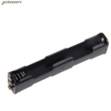 Battery Holder Box Case 4 AA 2A UM3 LR6 Cell 9V DC Power Snap PP3 Connector Best Electronics Accessories Useful