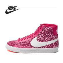 Original Nike WMNS BLAZER MID PRINT women’s Skateboarding Shoes 536698-603 High-top sneakers free shipping