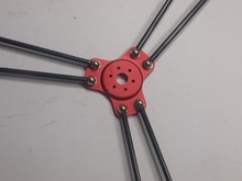 Reprap Delta Rostock Kossel k800 metal magnetic effector carriage 180mm carbon tube Diagonal push rods kit