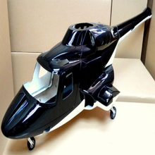 Airwolf 600 size Airwolf Scale Fuselage quadcopter Bell 222 W/Retracts&Parts for 70 scale VS 700 fuselage rc helicopter 1.1b