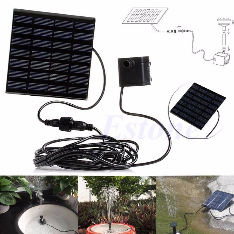 Solar Power Water Pump Panel Kit Garden Fountain Pool Pond Submersible Watering-Y102 Solar Power Water Pump Panel Kit Garden Fountain Pool Pond Submersible Watering-Y102