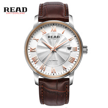 Read Watches Men Luxury Brand Leather Mechanical Hour Reloj Hombre Causal Automatic Male Wristwatches Relogio Masculino PR171