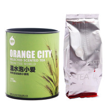 Free shipping 108g canned Barley tea Orange City Store herbal tea lady tea oriental coffee good