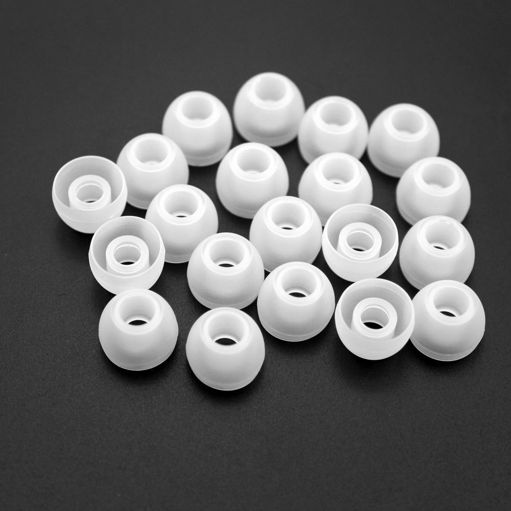 1Pairs Ear Pads For Earphone White Small Size Replacement Silicone EARBUD Tips For Skullcandy Sony Bluetooth