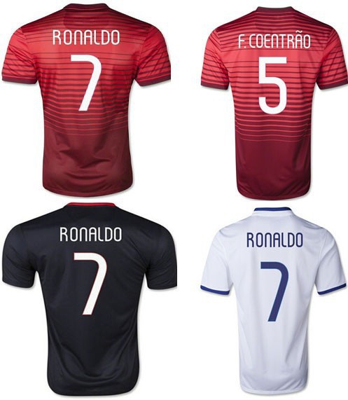    Portugalizer 2015 2016 Camisas  Futebol Portugalizer 15 16 RONALDO f. COENTRAO  