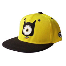 2015 Fashion Baseball Cap God Steal Dads Film Yellow People Minions Children Flat Snapback Hip hop