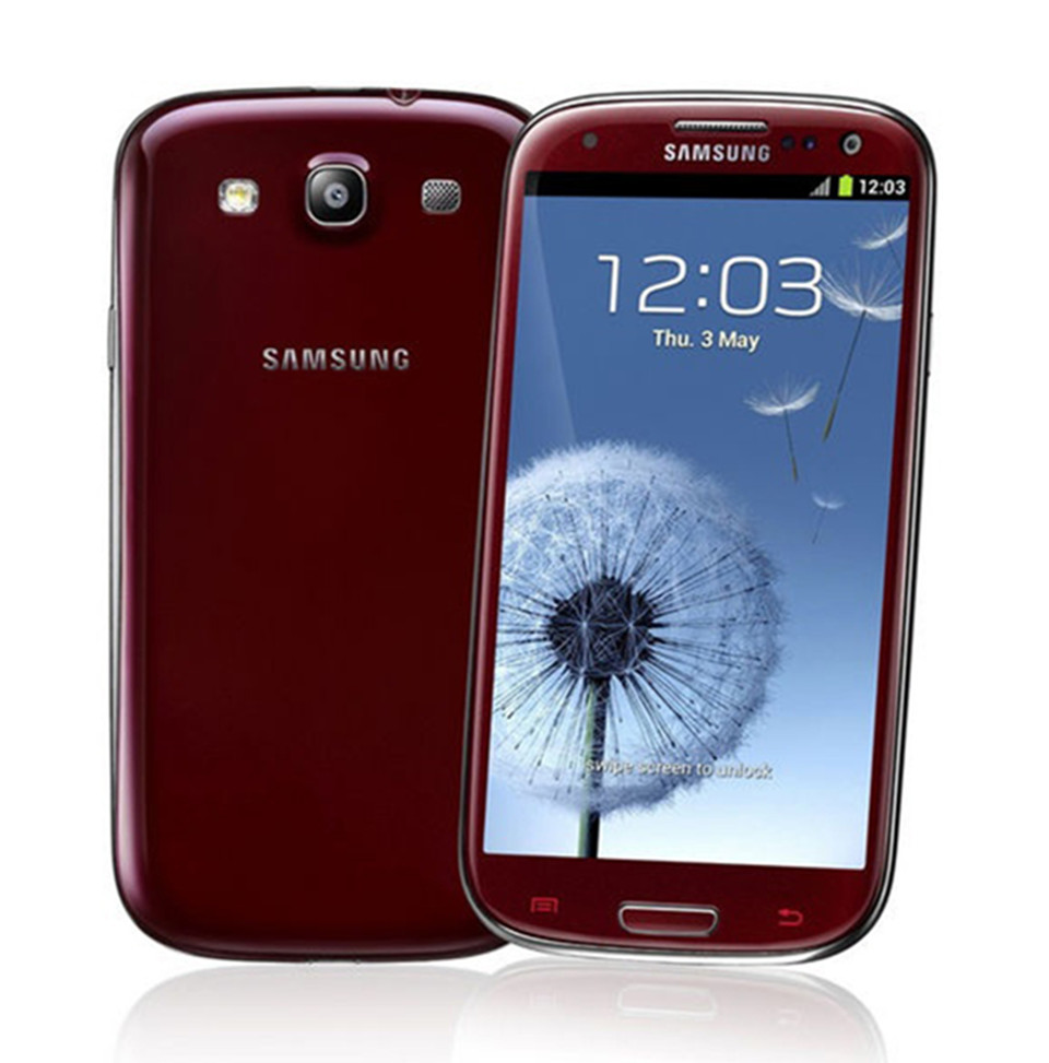 Original Samsung Galaxy S3 I9300 US Version i747 Quad Core White Black Blue 16GB 4 8