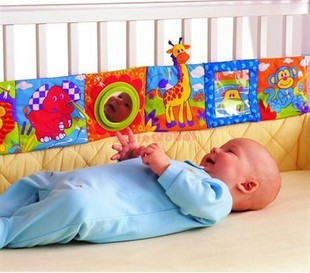 Kid Animal Cloth Book Infant Baby Intelligence Development Toy Bed Cognize Books (4)