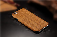 Luxury Wooden popular brands mobile phone cover. Wood + pc phone casing protection shell for iPhone6 6s 6plus