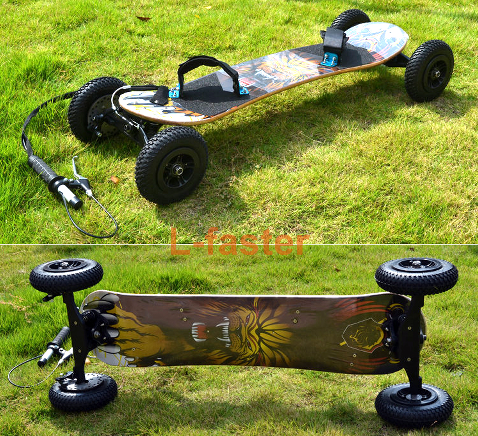 Electric Skateboard Truck Off Road Skateboard Belt Drive Truck 4 Wheel