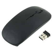 1 pcs Laptop Computer PC Thin 2.4GHz USB 10m Wireless Optical Mouse Mice Hot Sale