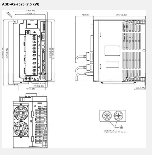 ASD-A2-7523 7.5KW