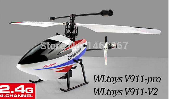 NEW WLtoys V911-pro V911-V2 2.4G 4CH RC Helicopter 